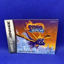 Spyro Season of Ice GBA Gameboy Advance - Instruction Booklet Manual ONLY! - £1.58 GBP