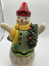 Crayola by Jim Shore &#39;Color Me Merry&#39; Crayola Snowman 6009134 SO NICE - $43.93