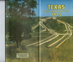  TEXAS Official Highway Travel Map 1975 Governor Dolph Briscoe - £13.96 GBP