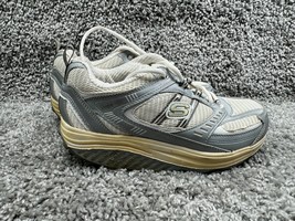 Women&#39;s Skechers Shape Ups Size 8 Gray Colorblock Casual Athletic Shoes 11814 - £22.35 GBP