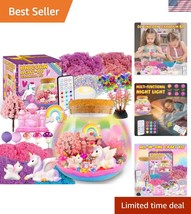 Creative Unicorn Terrarium Crafts Kit - Remote-Controlled LED Night Ligh... - $31.49