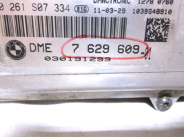 11-12  BMW  X5/X6/335I/135I/3.0L TURBO  /ENGINE CONTROL COMPUTER image 2