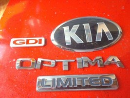 Kia Optima Gdi Limited 2011-2018 Rear Lettering Emblem Badge Logo Oem Used - £17.58 GBP