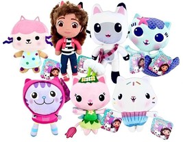 Set of 7 Plush Toys Gabby&#39;s Dollhouse 7-9 inch each. NWT. Full Set Rare - £77.54 GBP