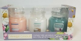 Yankee Candle 3 Jar Summer Scent Set 3.7oz Pink Sands Coconut Beach Catching Ray - £26.43 GBP