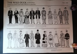Vtg The Wild Duck Costume Plot By Henrik Ibsen Art by John Boyt Eaves NY... - $49.99
