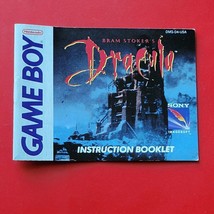 Bram Stoker&#39;s Dracula Manual Booklet Nintendo Original Game Boy No Game or Box - £21.98 GBP