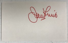 Jerry Lewis (d. 2017) Signed Autographed 3x5 Index Card - $25.00