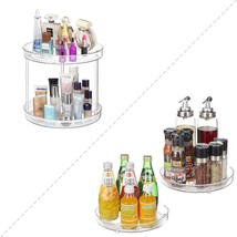 2 Pack 9 Inch Lazy Susan Spice Rack Organizer &amp; 2 Tier 9 Inch Lazy Susan... - $54.99