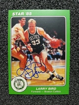 Larry Bird 1985 Star Autograph Rookie Card. Reprint Mint Condition!! - $1.98