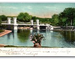 Bridge in Public Gardens Boston Massachusetts MA UDB Postcard Z10 - £3.94 GBP