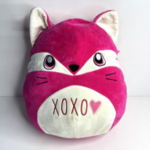 Fern the Hot Pink XOXO Fox Plush Kellytoy Squishmallows Stuffed Animal 2018 12&quot; - £7.03 GBP