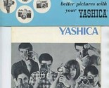 Yashica Still Movie Camera Brochures Take Better Pictures &amp; Warranty Cer... - $27.72