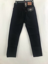 Women&#39;s Levi&#39;s 501 black straight leg cropped button-fly denim jeans 25 X 28 New - £43.10 GBP