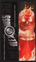 Alex Ross SDCC EXCLUSIVE Marvel Comic Art Bookmark ~ Golden Age Human Torch - $12.86