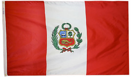 Peru - 3&#39;X5&#39; Nylon Flag (State) - £60.43 GBP