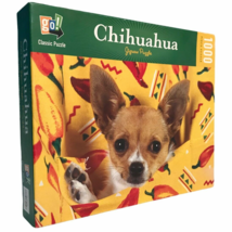 Chihuahua 1000 Piece Jigsaw Puzzle By Go! Games Fun For The Whole Family... - $14.20