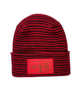 Haakwear NEW YEAR 2025 NYC, Modern Theta Stitch Contrast Cuffed Beanie /... - $44.00