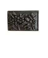 Vintage Torino Pewter Floral Butterfly Brooch with Matching Butterfly St... - $34.20
