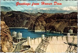 Greetings from Hoover Dam Nevada/Arizona Postcard PC69 - £3.93 GBP