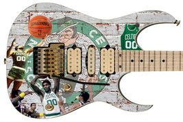 Guitar Skin Electric Axe Wrap Re-skin Boston Celtics - Rob Parish Tribut... - $44.50