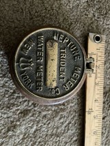 Vintage Brass, Neptune Water Meter Co. Paperweight -Trident- New York  a... - $58.41