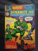 Warfront #36 Harvey Comics Silver Age 1965 Dynamite Joe The Blast-Crazy Marine - £5.30 GBP