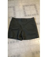 Eddie Bauer Legend Wash Slightly Curvy Straight Size 8 Green Chino Shorts - £21.23 GBP
