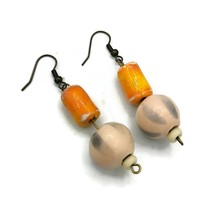 Artisan Ceramic Dangle Earrings For Women, Novelty Drop Beaded Charm Earrings - £25.33 GBP