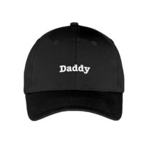 Daddy - Father&#39;s Day Dad Hat Adjustable Baseball Cap - OS - Black - £29.75 GBP
