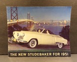 The New Studebaker for 1951 Sales Brochure Champion Starlight Land Cruiser - $67.49