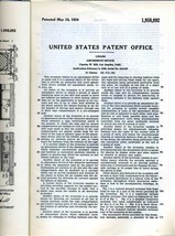 US Patent Office 1934 Patent for Amusement Device with Drawings Charles ... - £37.28 GBP