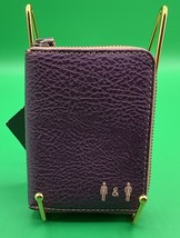 A Very Rare Beautiful Plum Purple Faux Leather Matt &amp; Nat New Zip Wallet - £17.09 GBP