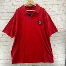 Vintage Karl Kani Jeans Polo Shirt Red Sz XXL 100% Cotton Mens - £15.81 GBP