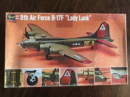 Revell Model Plane Kit 8th Air Force B-17F Lucky Lady 1/72 Scale Free Sh... - £35.09 GBP