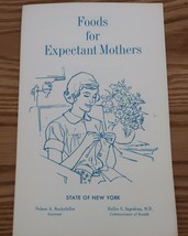 1960&#39;s State of New York &quot;Foods for Expectant Mothers&quot; Instructional Pam... - £9.50 GBP