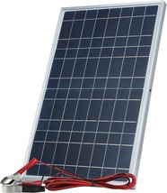 Solar Panel 30W Portable Solar Panel Kit Set IP65 Waterproof with Alligator Clip - £40.03 GBP