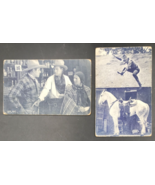 2 Diff VTG 1920s Jack Holt &amp; Western Horse Actor Arcade Card Postcard Back - $13.99