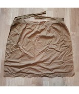 Vintage Handcrafted Half Apron Brown w/ Blue 26&quot; Long 52&quot; Waist w/ Ties - €12,15 EUR