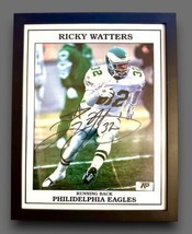 RICKY WATTERS AUTOGRAPHED SIGNED EAGLES FRAMED 8X10 MAGAZINE PAGE PHOTO ... - £27.69 GBP