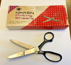 WISS CB-7 Sewing 7 1/2 In Pinking Shears Scissors Dressmaking USA Nikken Box - $13.89