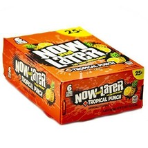 Full Box 24x Packs Now And Later Tropical Punch Candy ( 6 Pieces Per Pack ) - $19.15