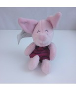 Vtg Disney Store Exclusive Winnie the Pooh Piglet 7&quot; Bean Bag Plush - $182.08 MXN