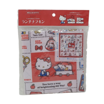 Sanrio Hello Kitty Lunchbox Cloth Japanese 43cm x 43cm Brand New - $17.81