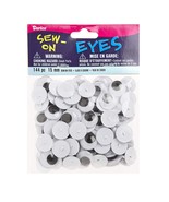 Sew On Eyes Movable Black - 15Mm - $26.52 CAD