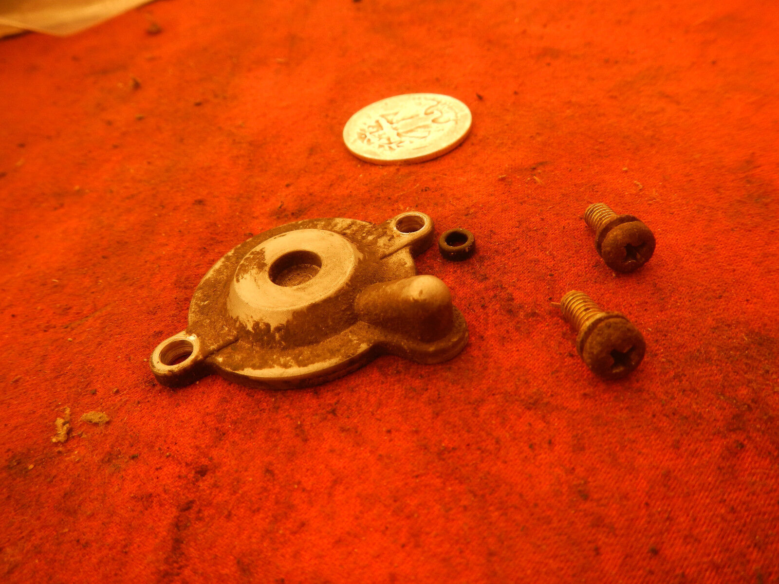 CARB AIR CUTOFF VALVE SPRING COVER 1983 83 HONDA XR500R XR500 XR 500R 500 R - $10.05