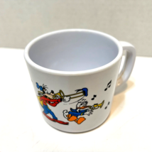 Vintage Disney Selandia Donald Duck Goofy Pluto Childs Cup Melamine 2.5x3&quot; - $14.58