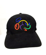 Mickey Mouse Walt Disney World Cap Embroidered Black Snapback Trucker Hat - £8.68 GBP