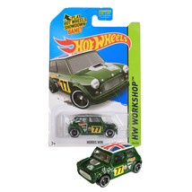 Year 2013 Hot Wheels HW Workshop 1:64 Die Cast Green Compact Car MORRIS MINI - £15.81 GBP