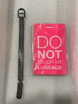 Hard Plastic 4" Luggage Tag (DO NOT TOUCH MY LUGGAGE!) W/ Strap *NEW* bb1 - $9.99